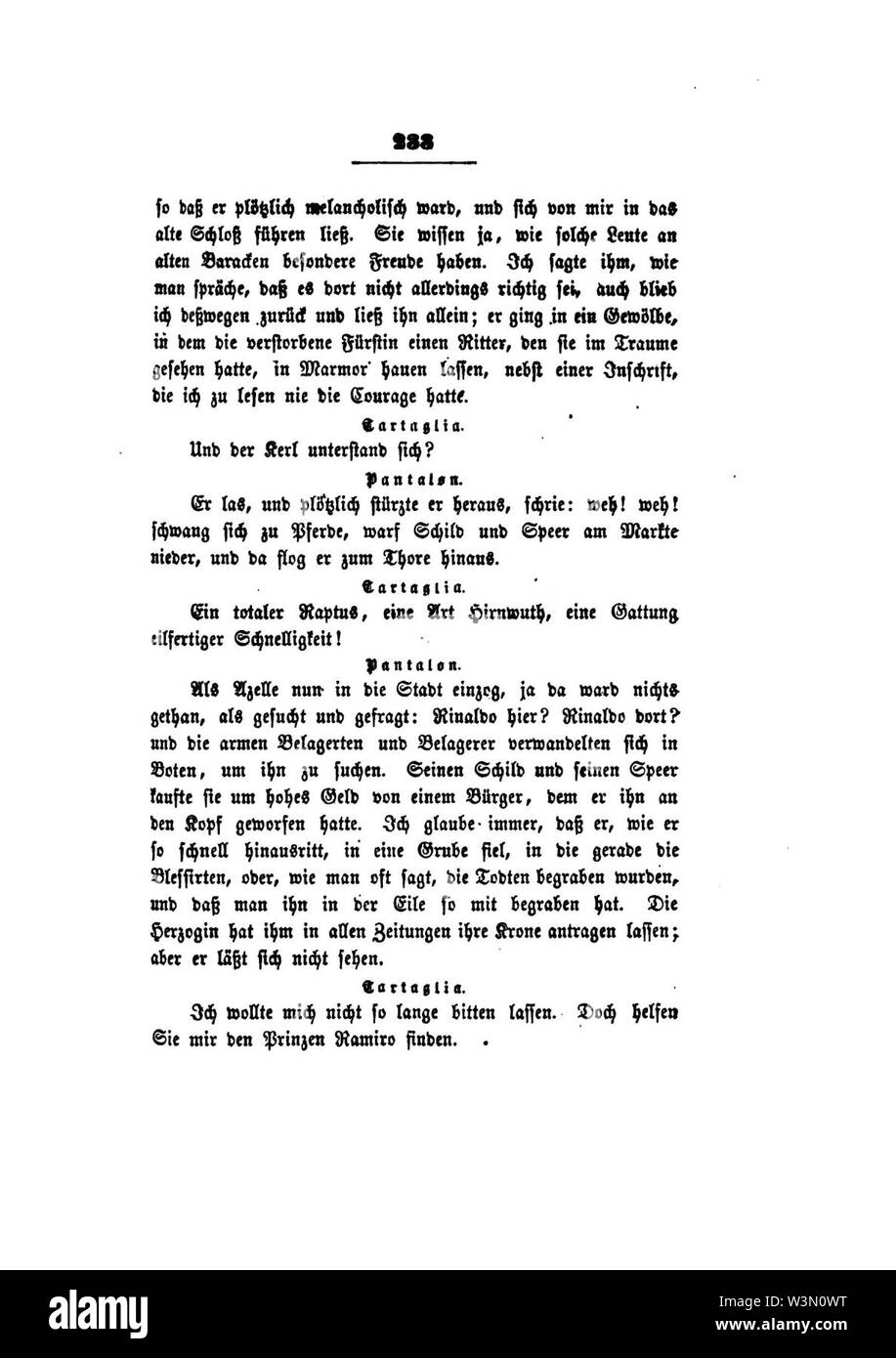 Clemens Brentano's gesammelte Schriften VII 233. Banque D'Images