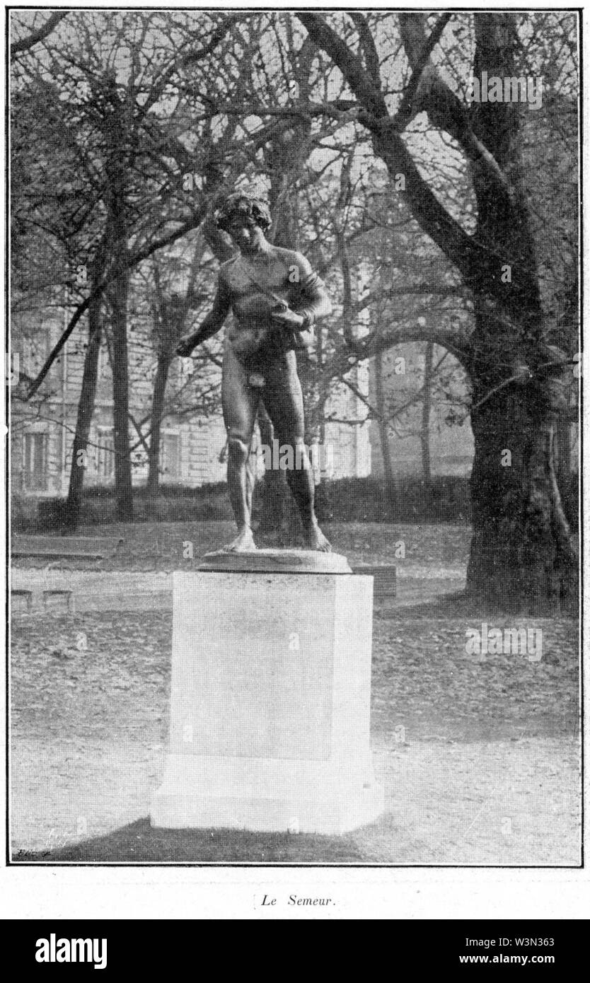 Clément Maurice Paris en plein air, BUC, 1897,101 le semeur. Banque D'Images