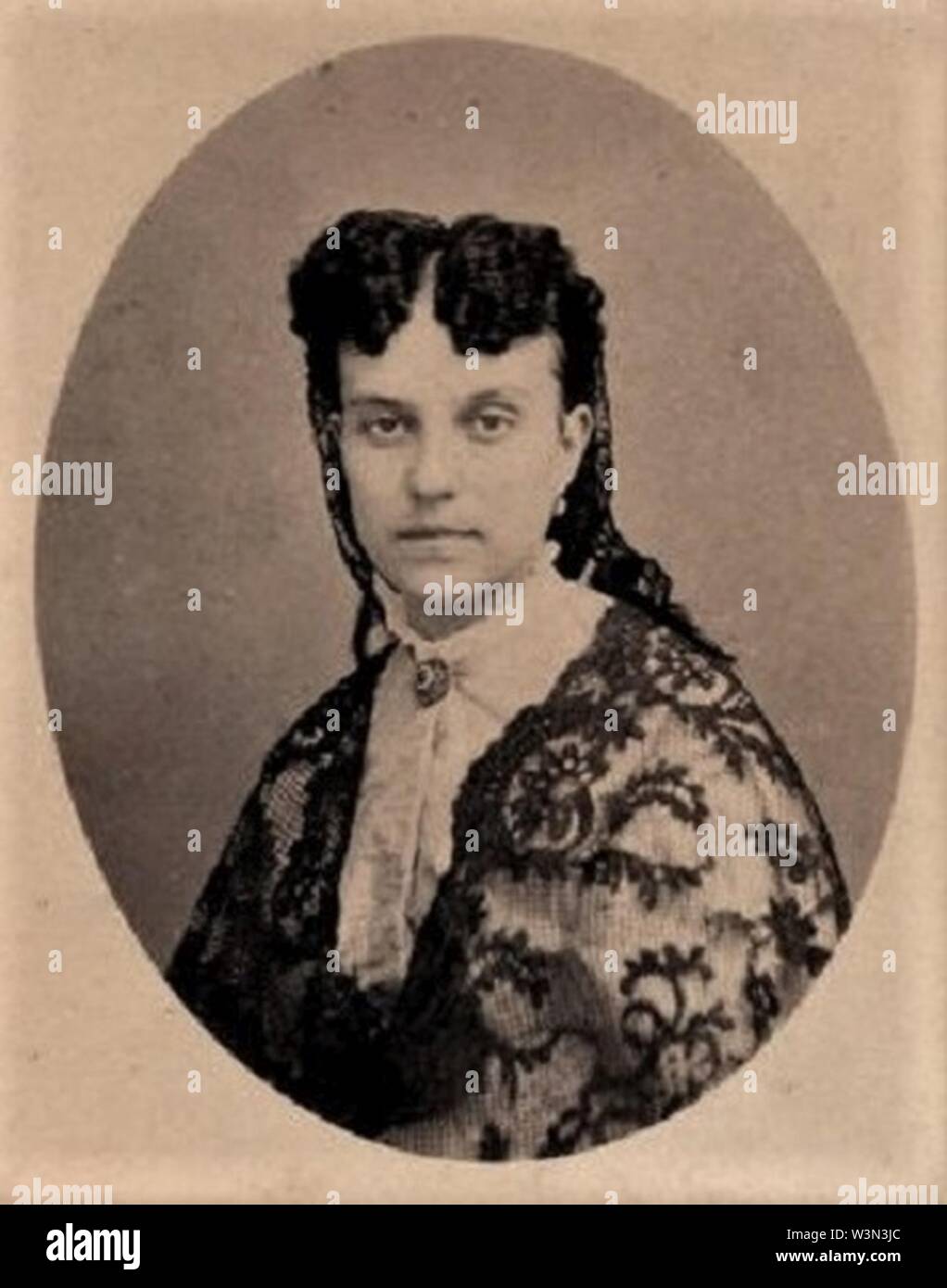 Clementina Cazzola 1865. Banque D'Images