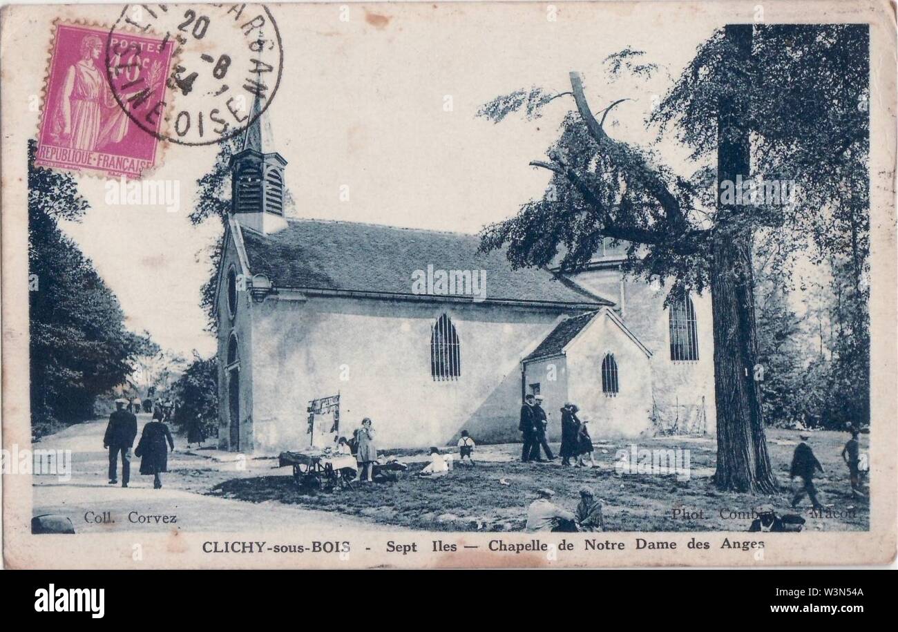 Clichy-sous-Bois.Chapelle Notre-Dame des Anges. Banque D'Images