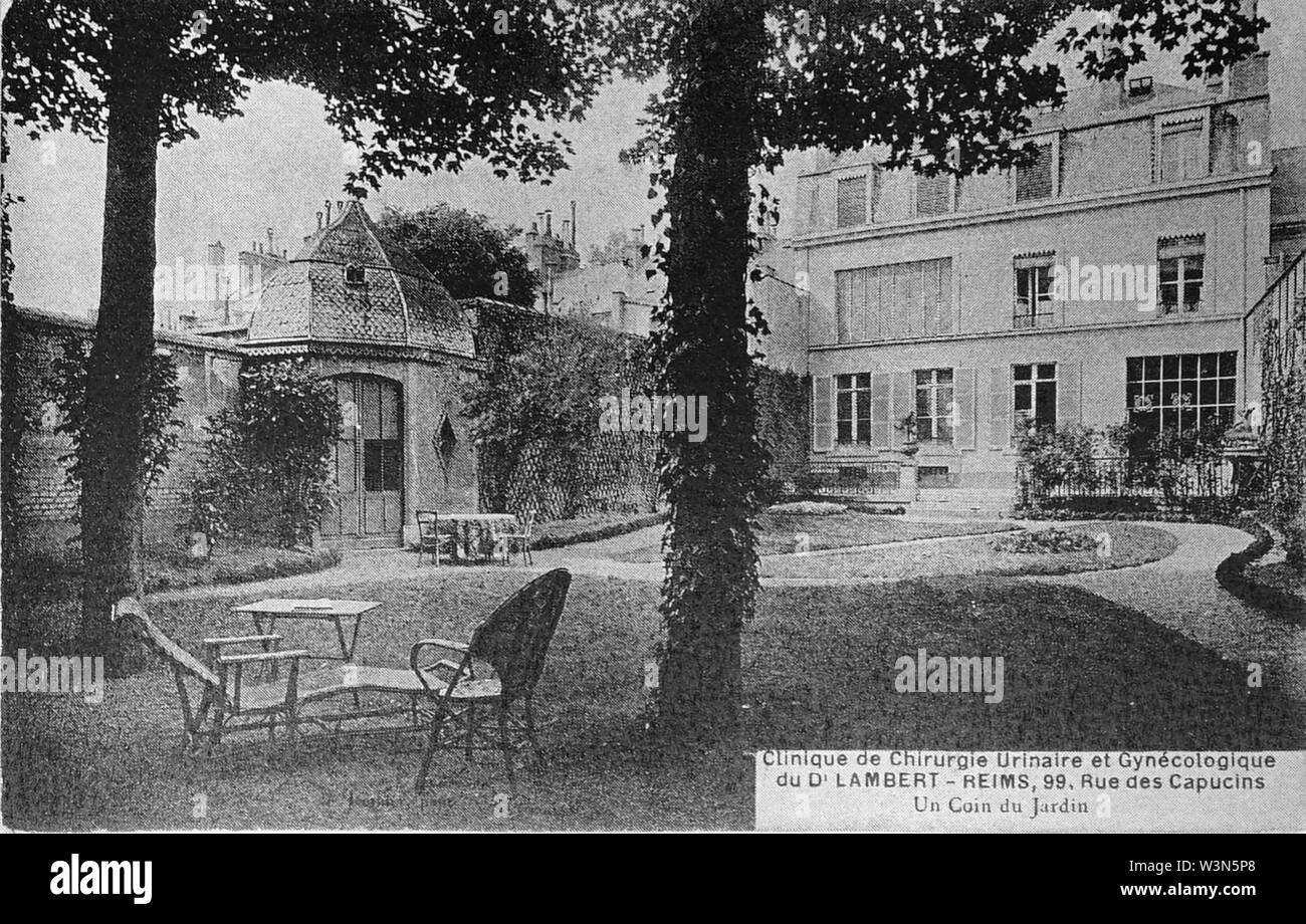 Clinique Lambert rue des Capucins 92835. Banque D'Images