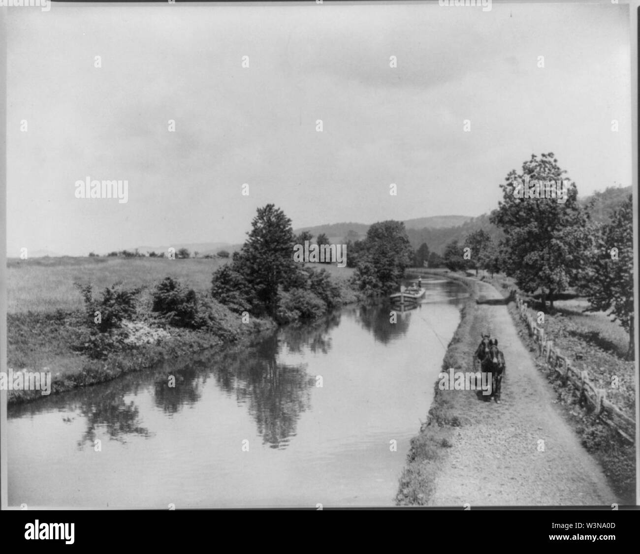 Transport de charbon Banque D'Images