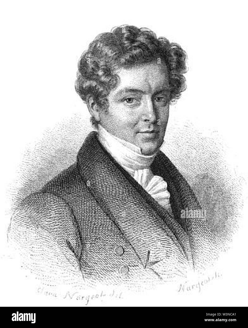 Jean-Denis Cochin-Marie. Banque D'Images