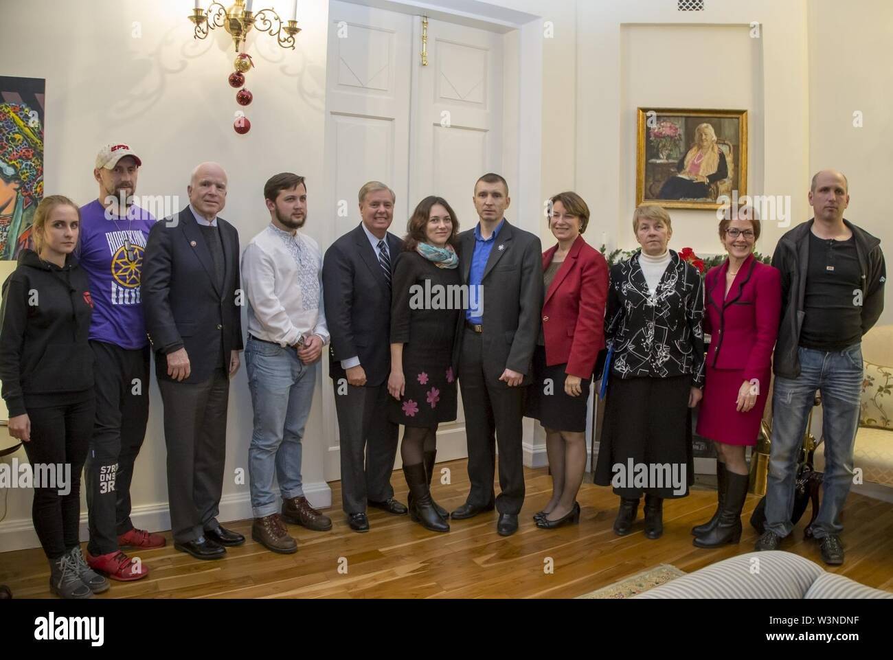 Visite de McCain CODEL Kiev, Ukraine, le 30 décembre 2016 (31266198143). Banque D'Images