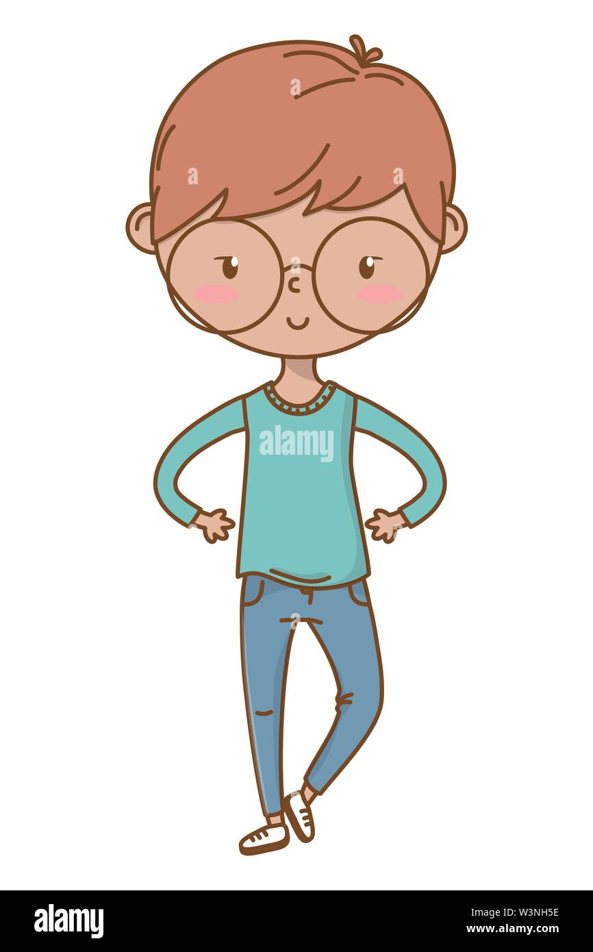 Adolescent boy design, personne portrait jeune étudiant pour les Jeunes ...