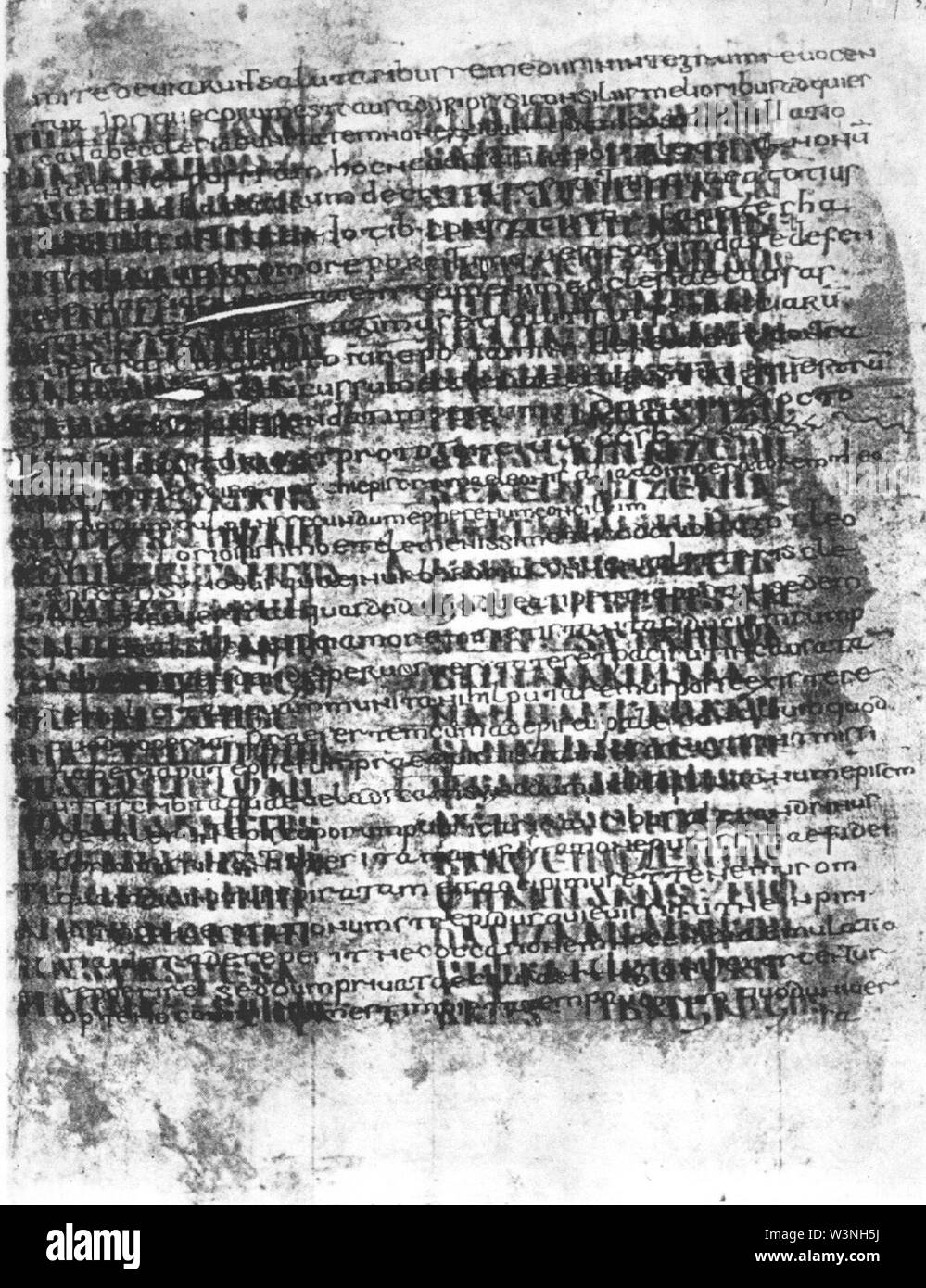 Le Codex Vaticanus latinus, 5750. Banque D'Images