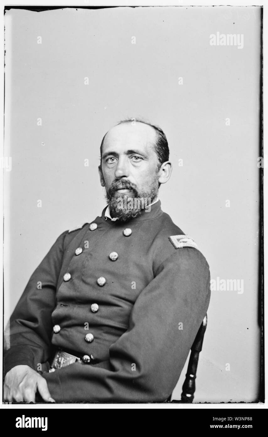 Colonel J. Karge, 2e NJ Cav Banque D'Images