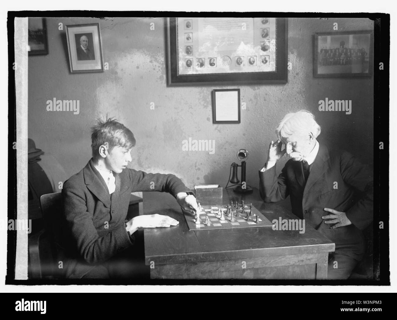 Le colonel M.F. Tighe & Wm. K. Winsatt, 1-25-22 Banque D'Images