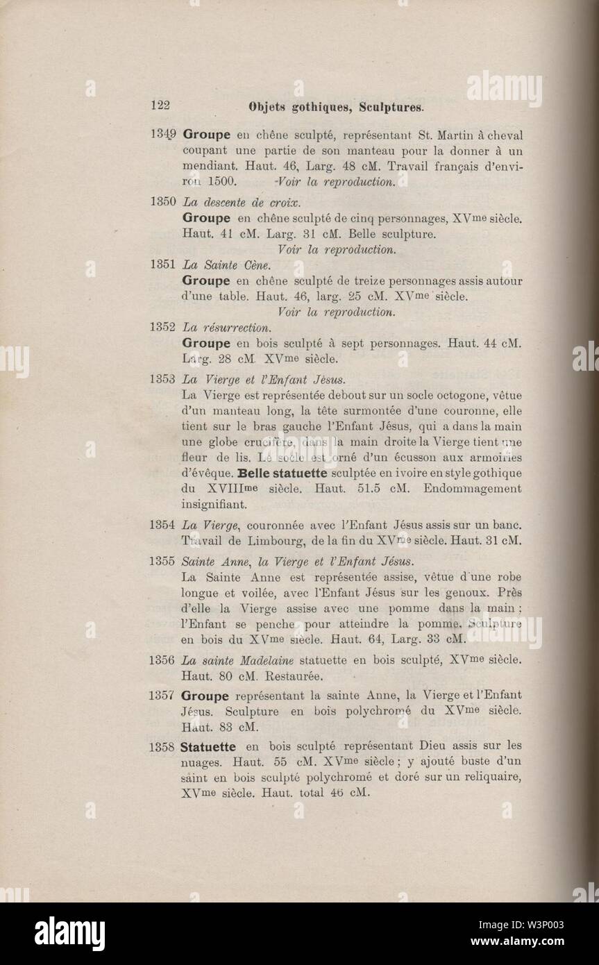 F.W. Collections Ross, La Haye, A. Durand, Paris et coll., p 122. Banque D'Images
