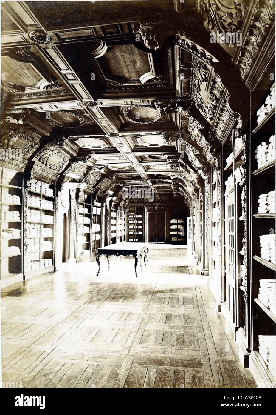 Collège Jésuites bibliothèque Rothier 29499. Banque D'Images