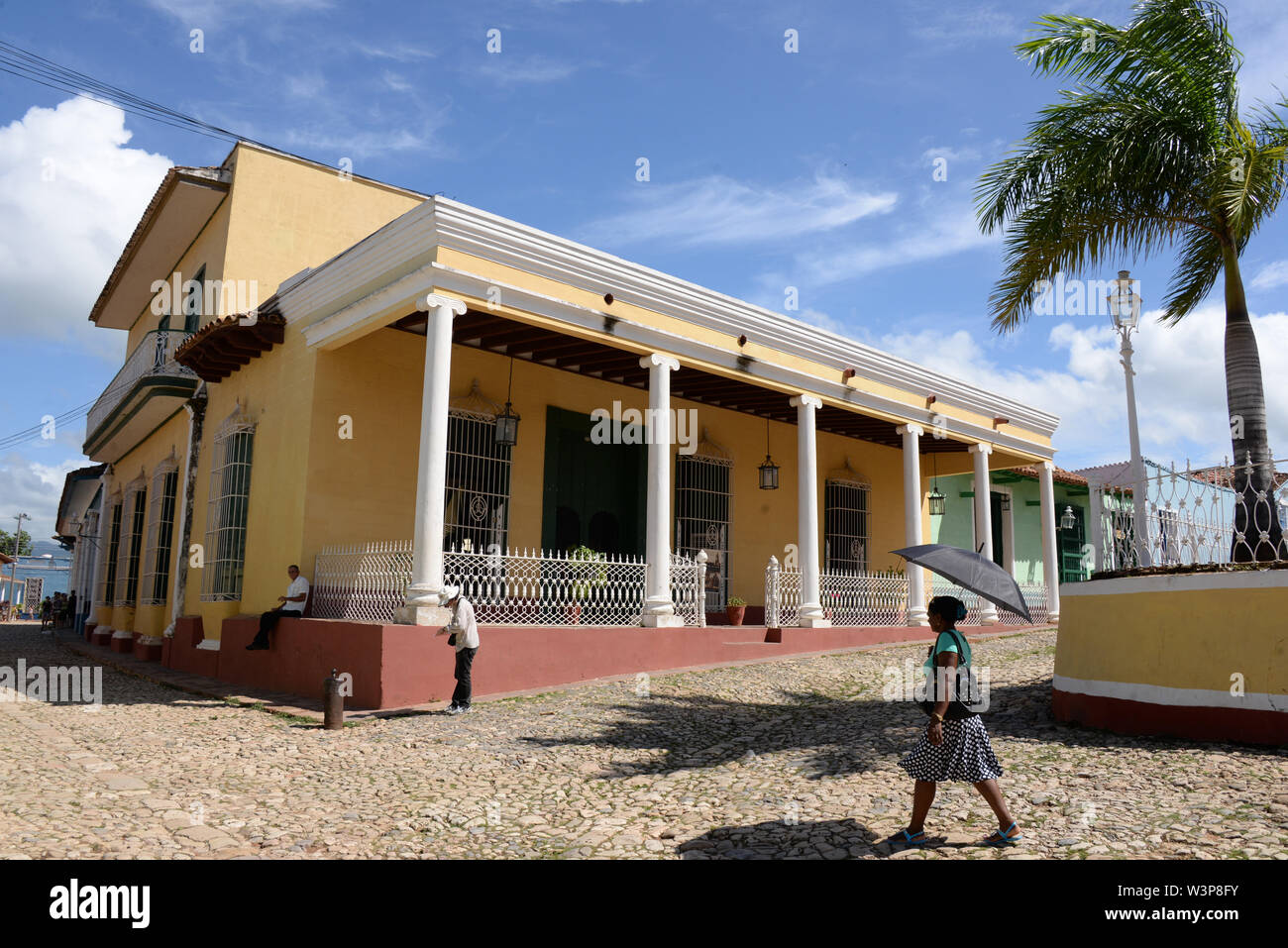 Amérique latine, Caraïbes, Cuba, Trinidad, Plaza Mayor Banque D'Images