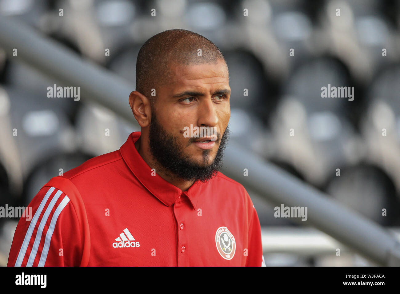 16 juillet 2019, Pirelli Stadium, Burton upon Trent, Angleterre ; amical d'avant saison, Burton Albion vs Sheffield United : Leon Clarke de Sheffield United Credit : Mark Cosgrove/News Images images Ligue de football anglais sont soumis à licence DataCo Banque D'Images