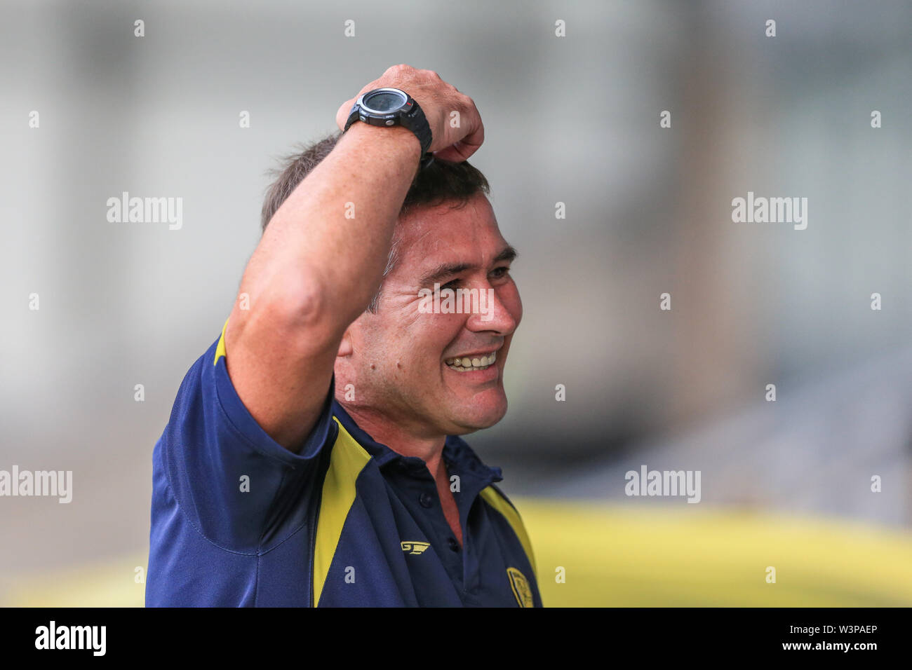 16 juillet 2019, Pirelli Stadium, Burton upon Trent, Angleterre ; amical d'avant saison, Burton Albion vs Sheffield United : Nigel Clough Manager de Burton Albion Crédit : Mark Cosgrove/News Images images Ligue de football anglais sont soumis à licence DataCo Banque D'Images