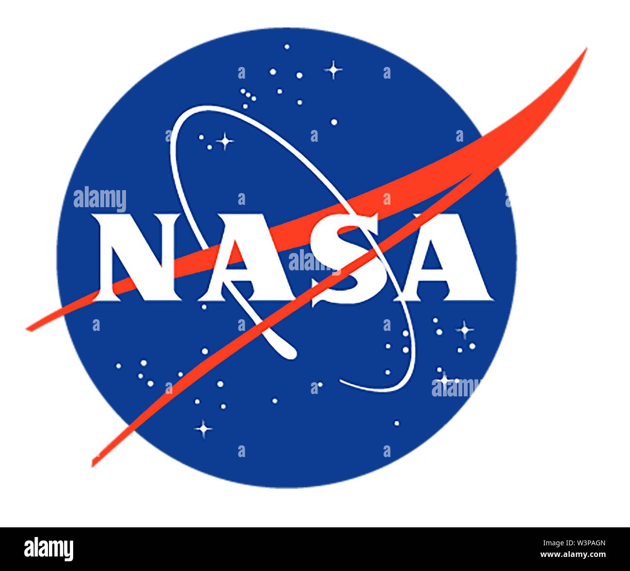 Logo, la NASA, National Aeronautics and Space Administration, Agence spatiale, Allemagne Banque D'Images