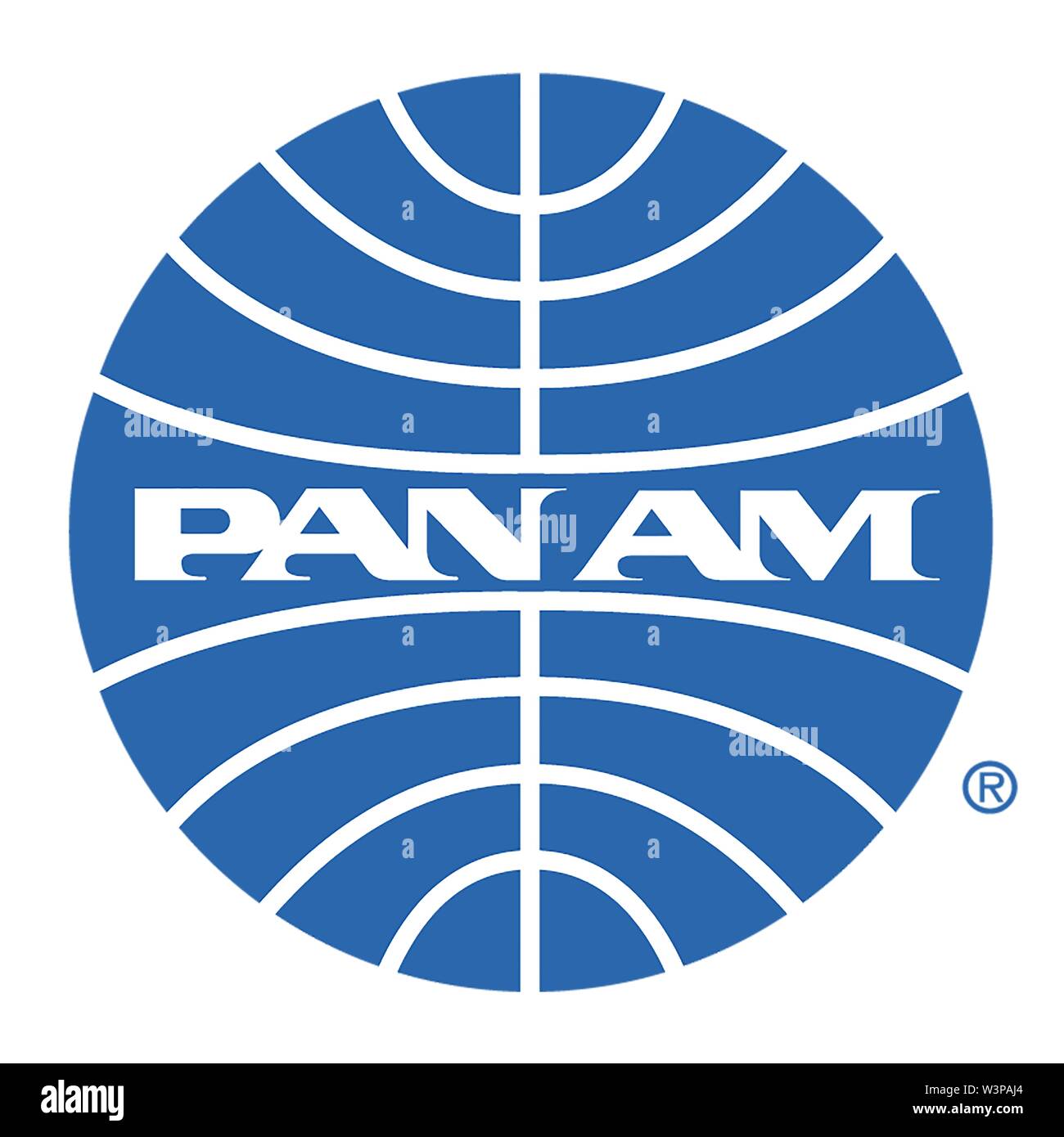 Logo, Pan Am, Pan American World Airways, compagnie aérienne ancien, Allemagne Banque D'Images