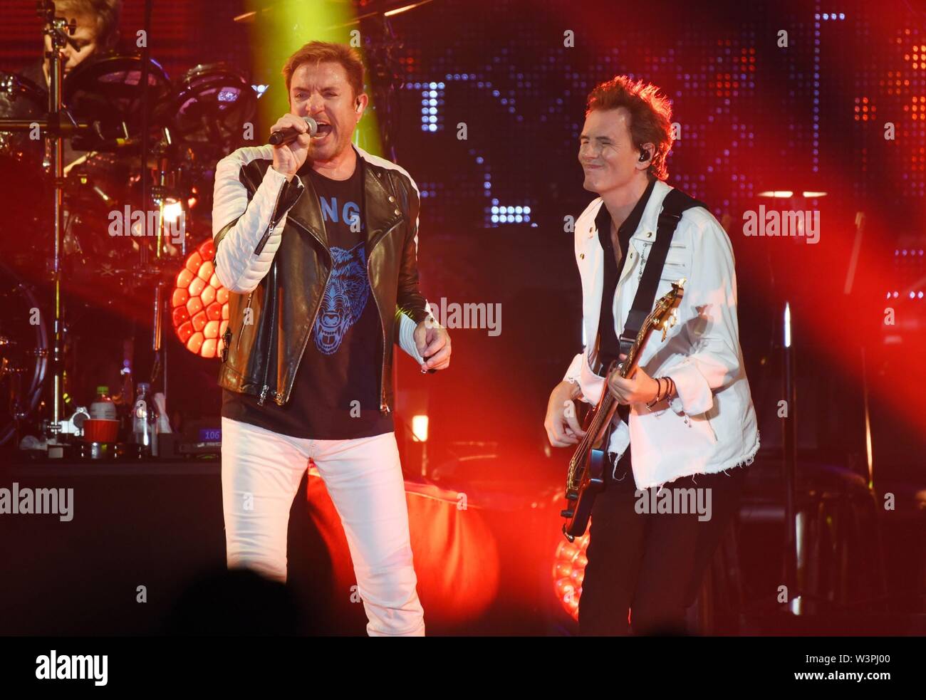 Merritt Island, en Floride, USA. 16 juillet, 2019. sur scène pour Apollo 50e concert avec Duran Duran, John F. Kennedy Space Center, Merritt Island, FL, le 16 juillet 2019. Credit : Derek Storm/Everett Collection/Alamy Live News Banque D'Images
