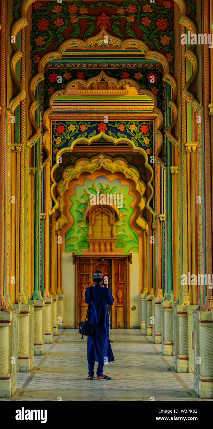 Patrika Gate Jaipur Inde Banque D'Images