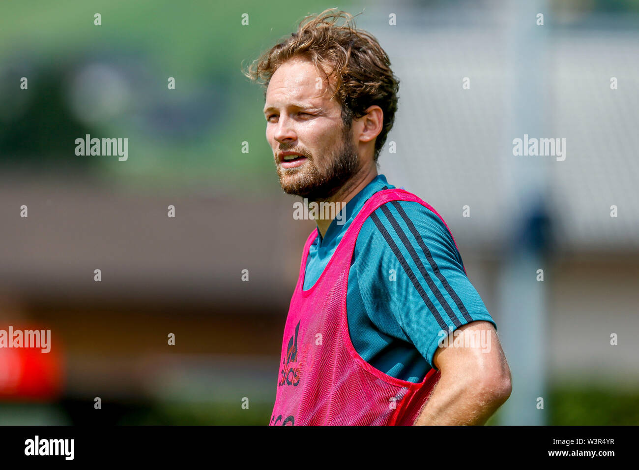 BRAMBERG AM WILDKOGEL, 17-07-2019, l'Ajax en Autriche. Pré saison 2019-2020. Formation Ajax. Ajax player Daley Blind durant la formation . Banque D'Images