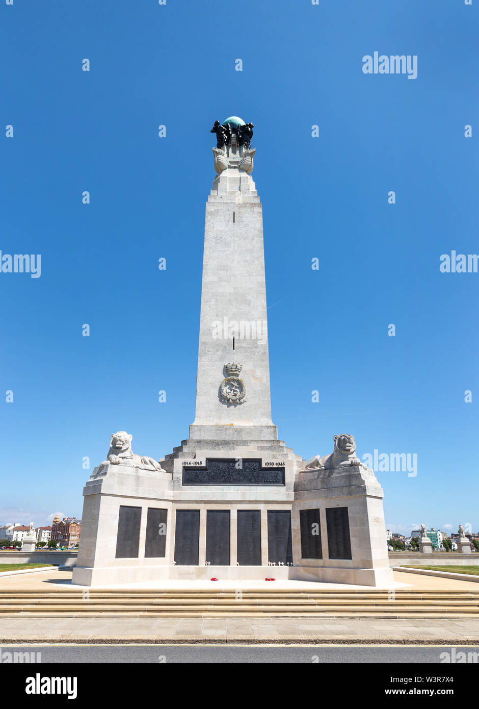 Portsmouth Naval War Memorial sur la commune de Southsea, Portsmouth, Hampshire, Royaume-Uni Banque D'Images