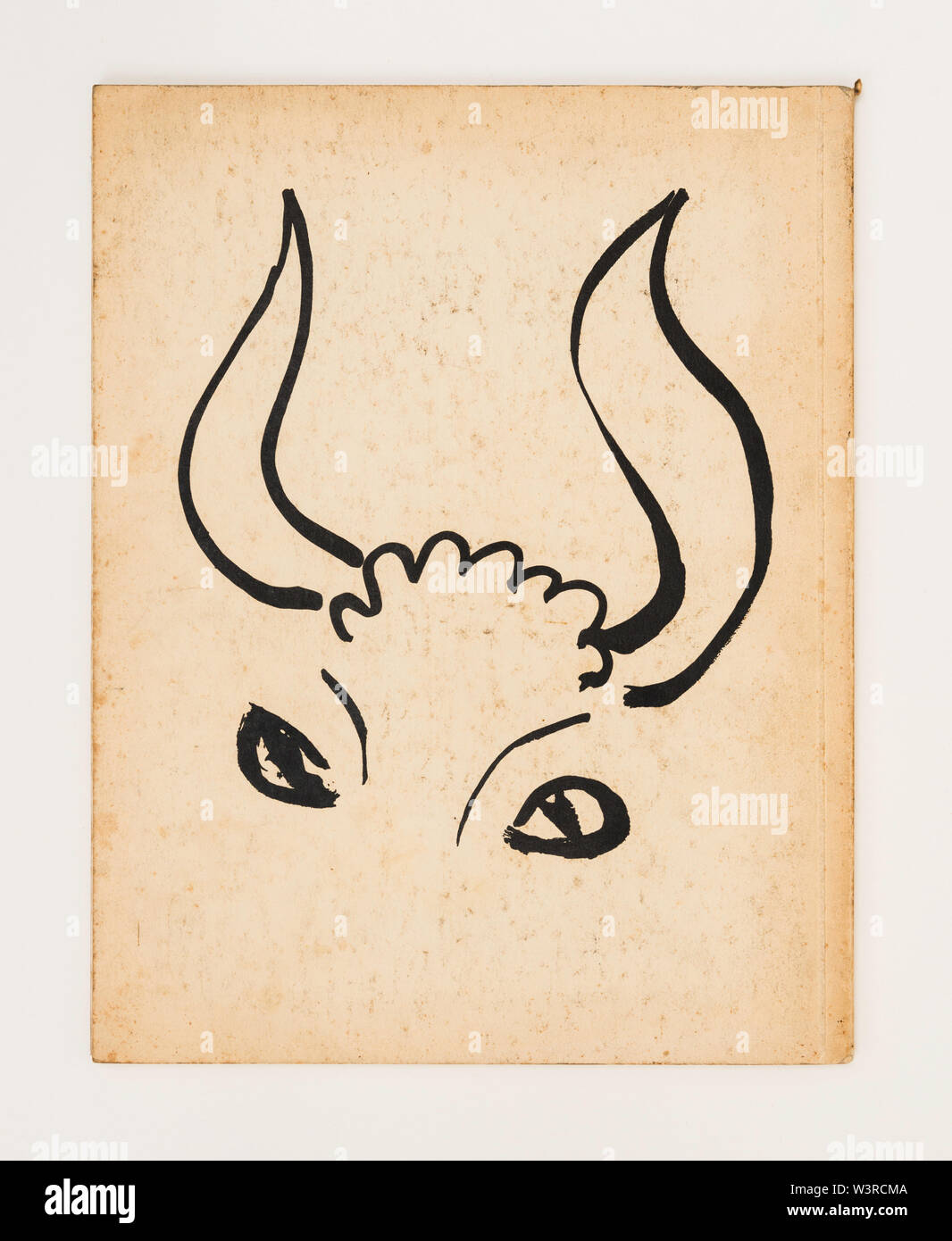 La conception d'Minatour couverture magazine par Henri Matisse, publié par Albert Skira en 1936 Banque D'Images