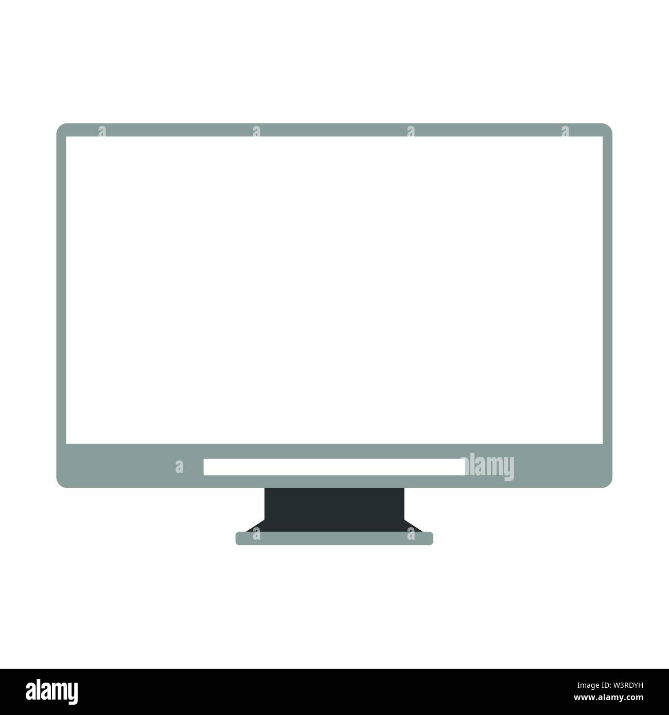 Écran d'ordinateur technologie matériel cartoon Illustration de Vecteur