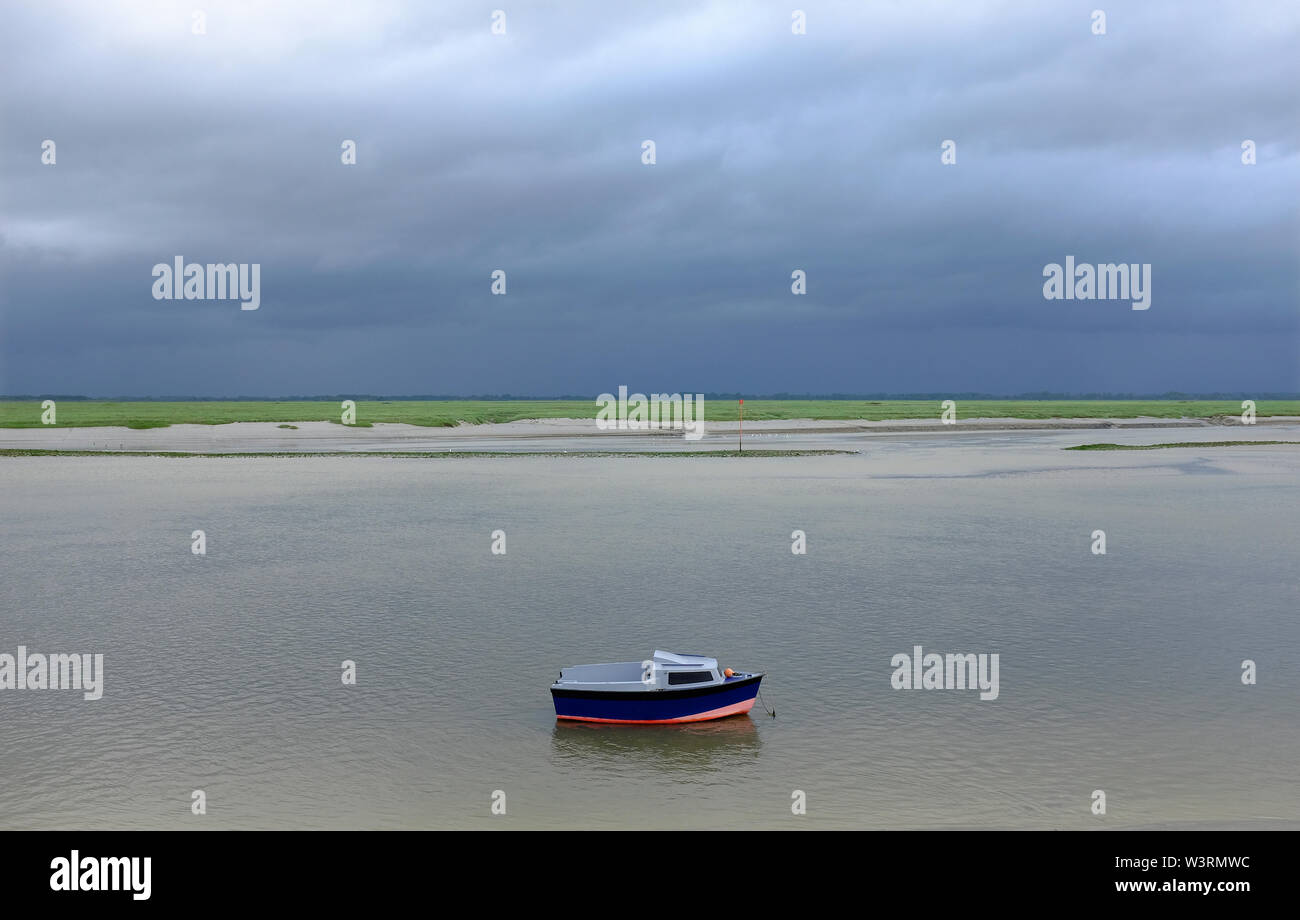 Saint-valery-sur-Somme, dans le nord de la france Banque D'Images