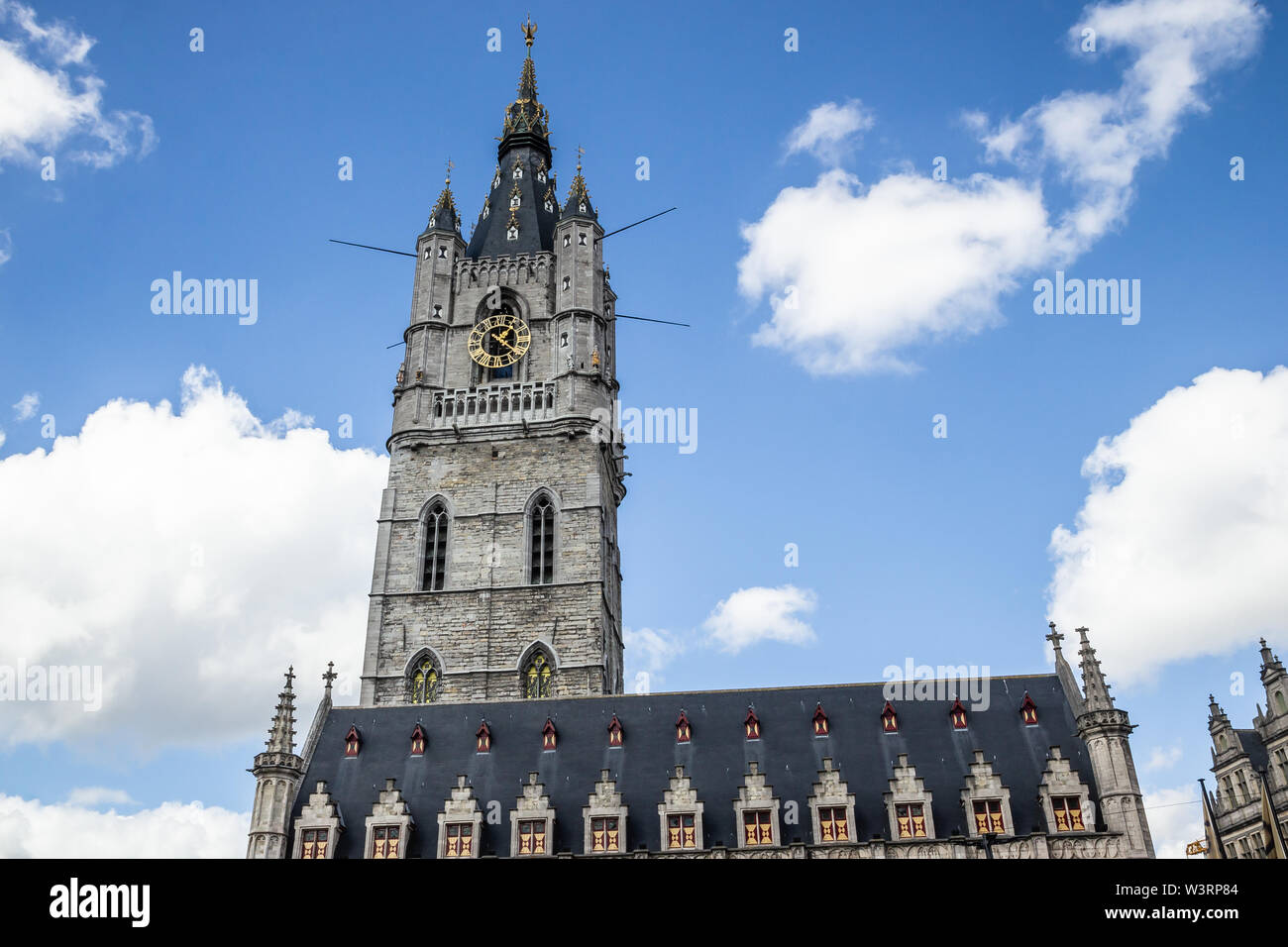 Het Belfort van Gent à Gand, Belgique Banque D'Images