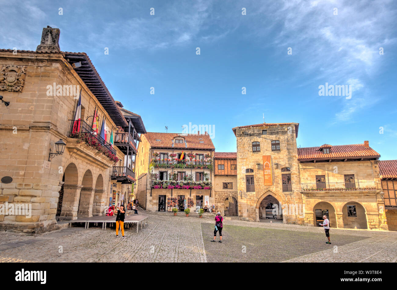 Santillana del Mar, Cantabria, ESPAGNE Banque D'Images