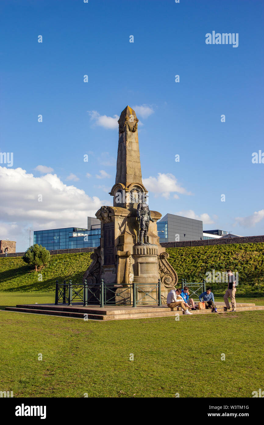 Boer War Memorial, érigé à la mémoire des soldats de l'Est du Kent Regiment et mordus de la Yeomanry impérial de East Kent, 1899-1902 John Dane,Garde Banque D'Images