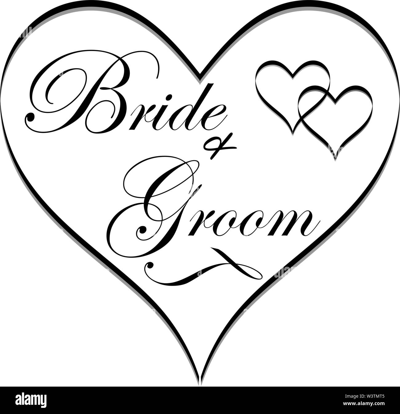 Mariage Design Illustration de Vecteur