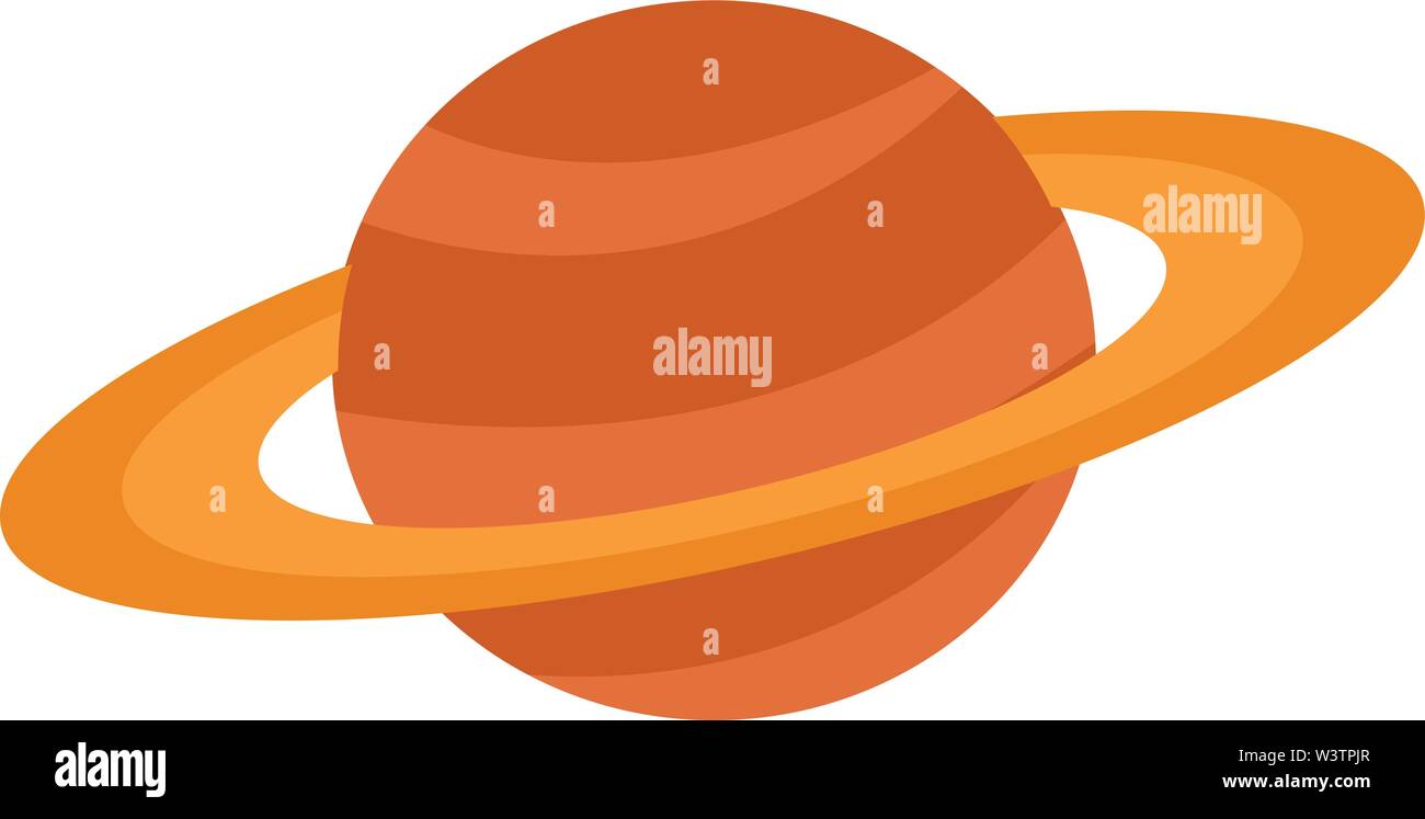 Planète saturne, illustration, vecteur sur fond blanc. Illustration de Vecteur