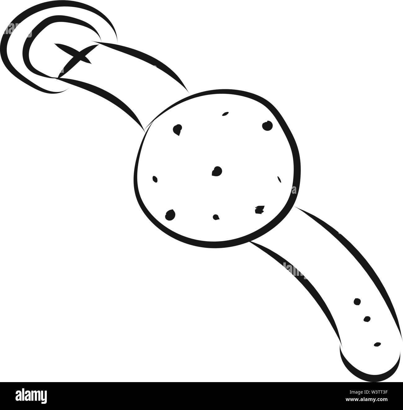 Dimensions de la montre, à l'illustration vectorielle, sur fond blanc. Illustration de Vecteur