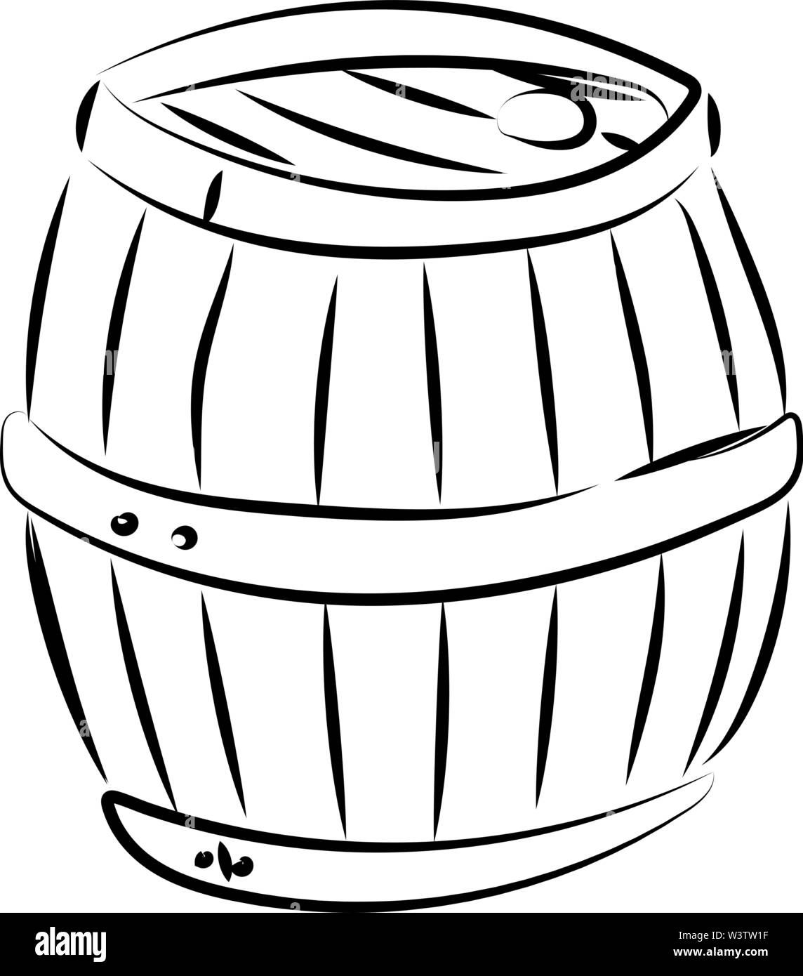 Croquis du fourreau, illustration, vecteur sur fond blanc. Illustration de Vecteur