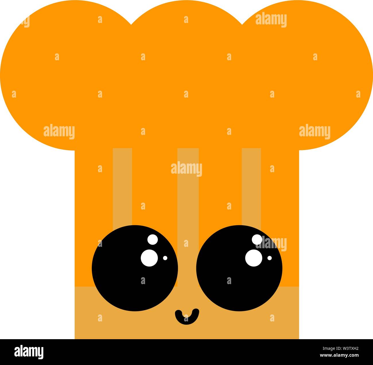 Chef Cute hat, illustration, vecteur sur fond blanc. Illustration de Vecteur