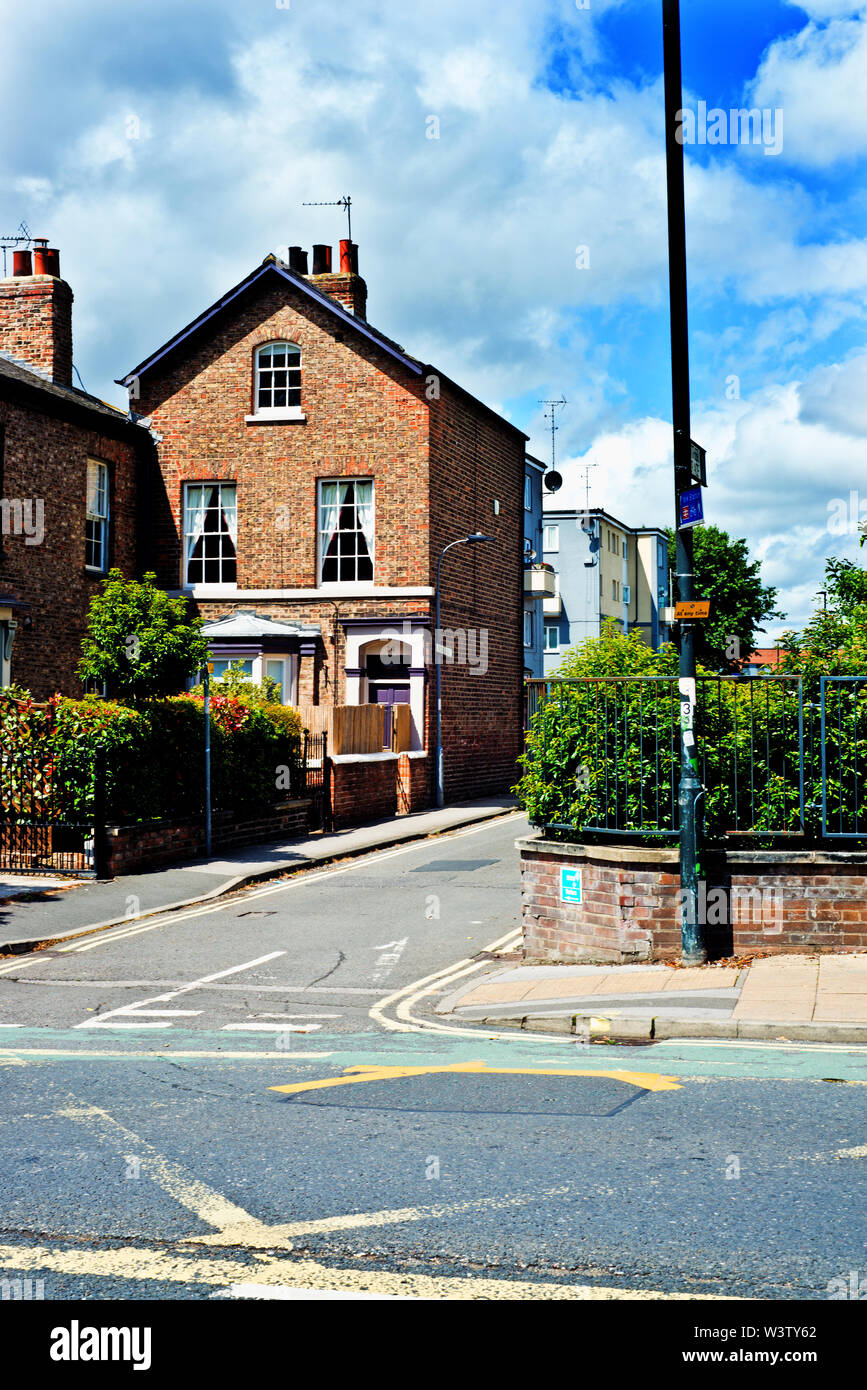 Maison d'époque, Holgate, York, Angleterre Banque D'Images