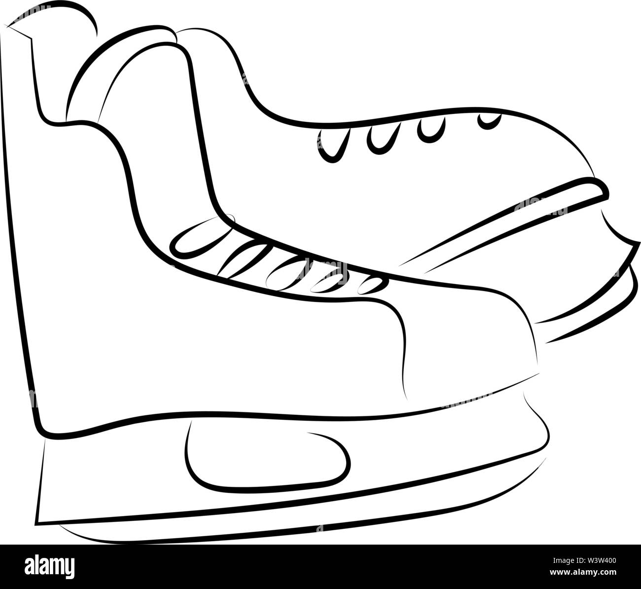 La raie, dessin vectoriel, illustration sur fond blanc. Illustration de Vecteur