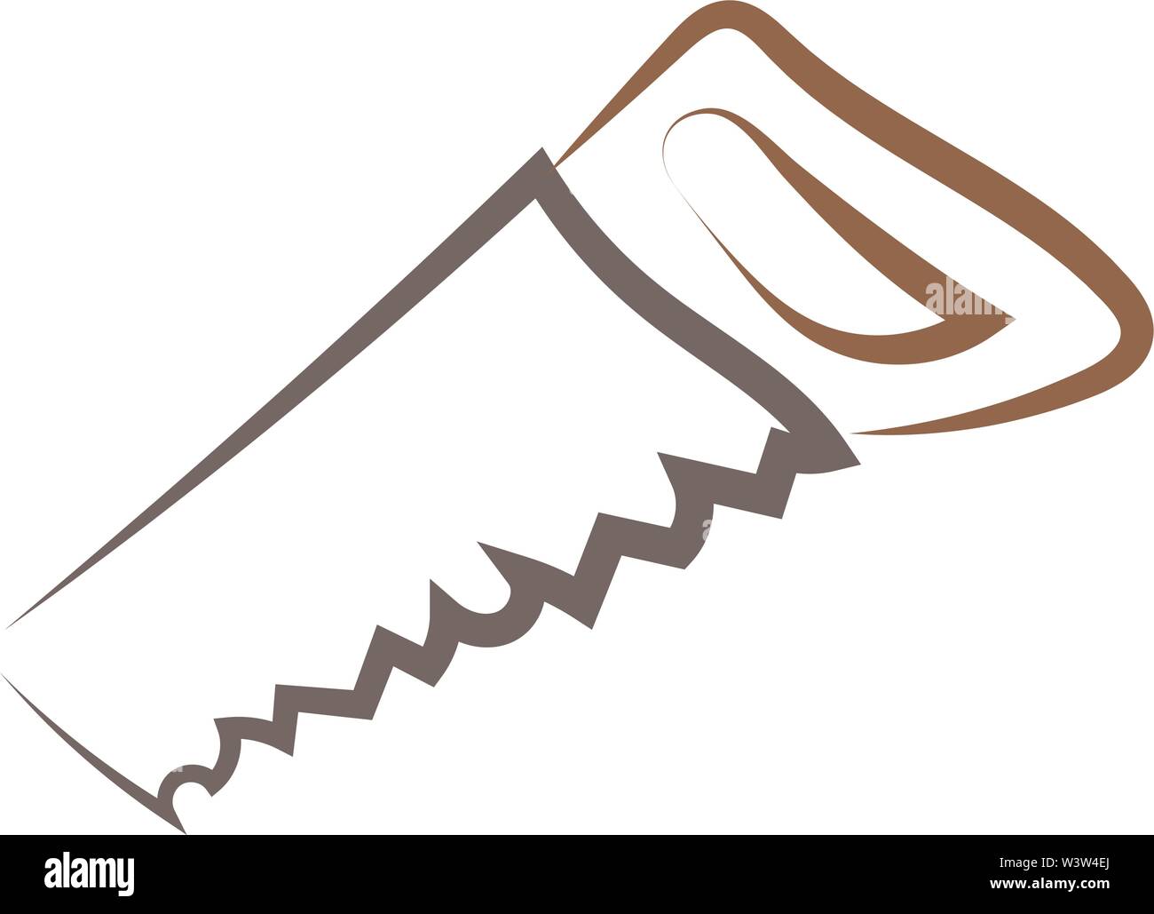 Vu le dessin, l'illustration, vecteur sur fond blanc. Illustration de Vecteur