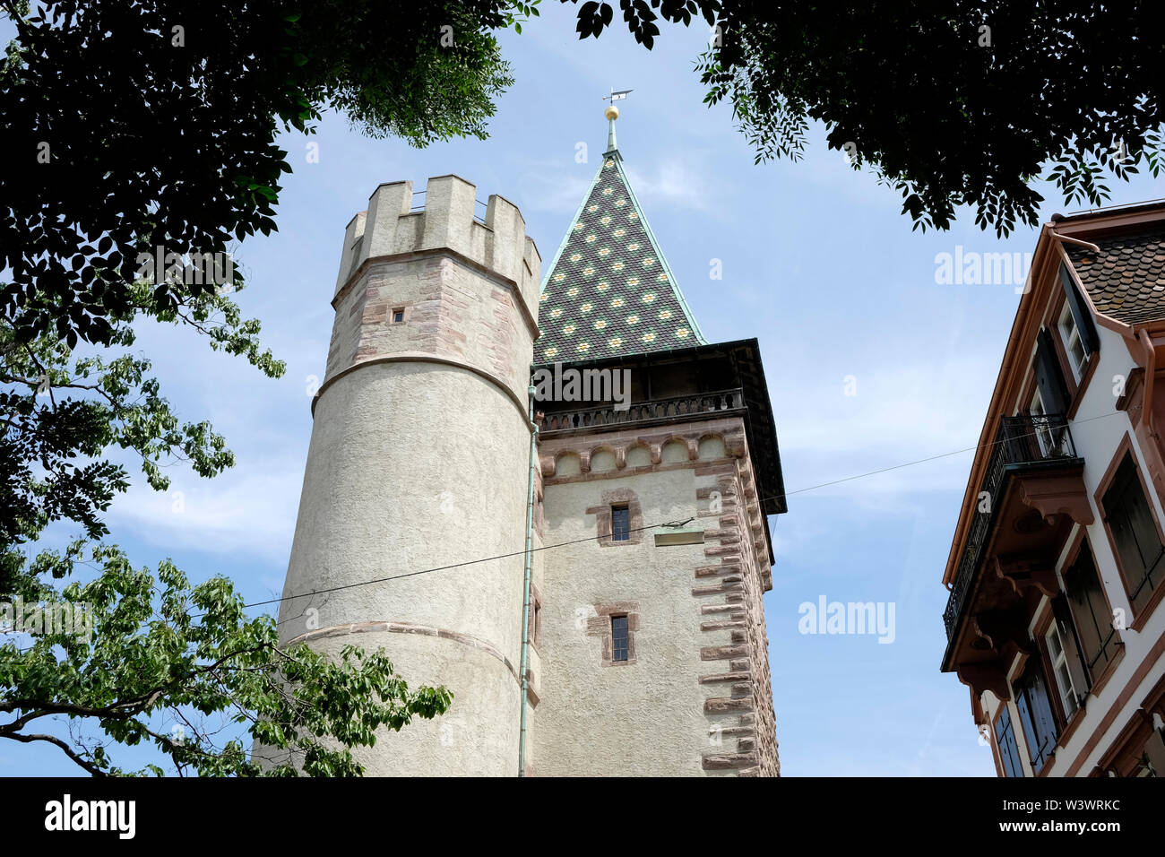 Une vue générale de la porte de Bâle, Suisse Banque D'Images