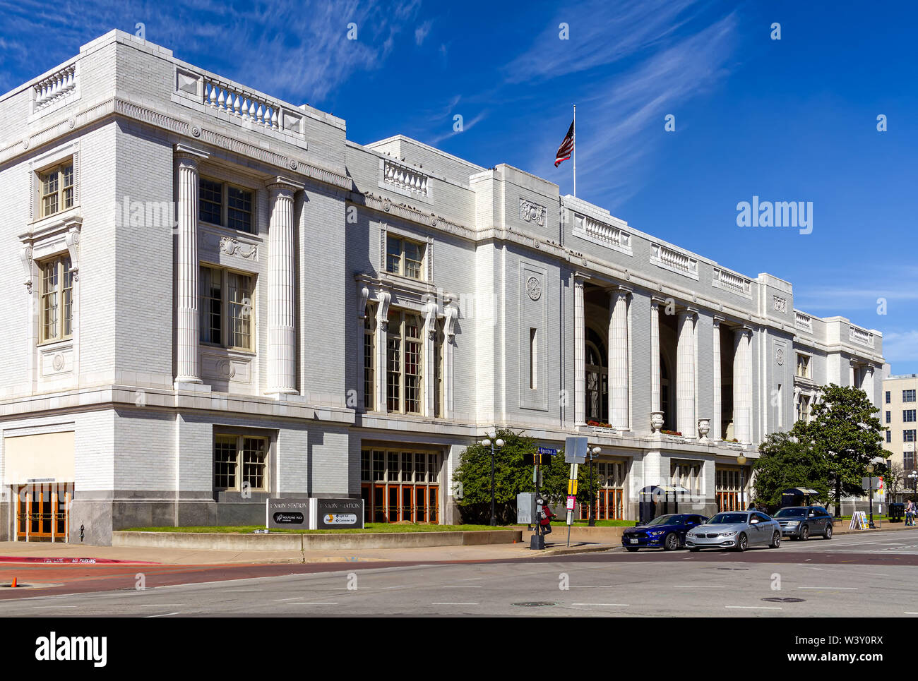 Dallas, Texas, USA - 16 mars 2019 - Dallas Union Station, également connu sous le nom de Dallas Union Terminal à Dallas, au Texas. Banque D'Images