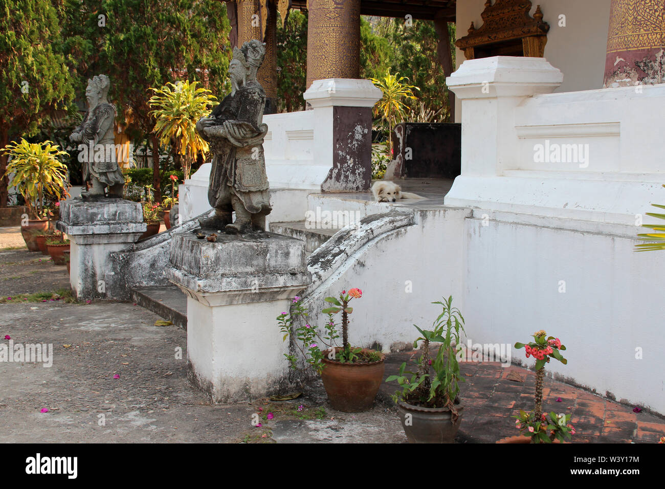 Temple Bouddhique Wat (Choumkhong) à Luang Prabang (Laos) Banque D'Images