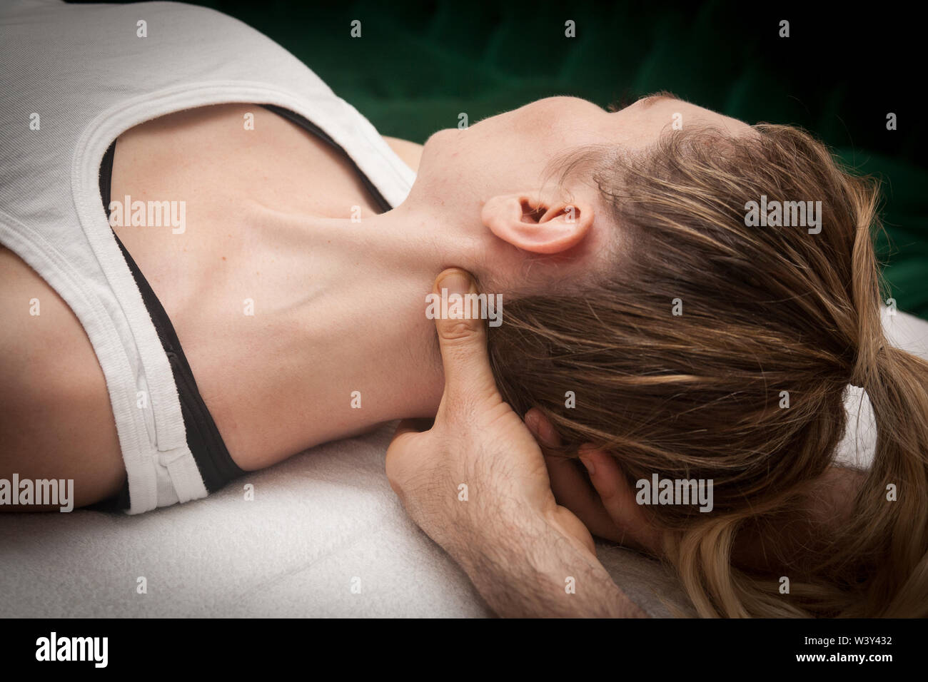Massage thérapeutique Banque D'Images