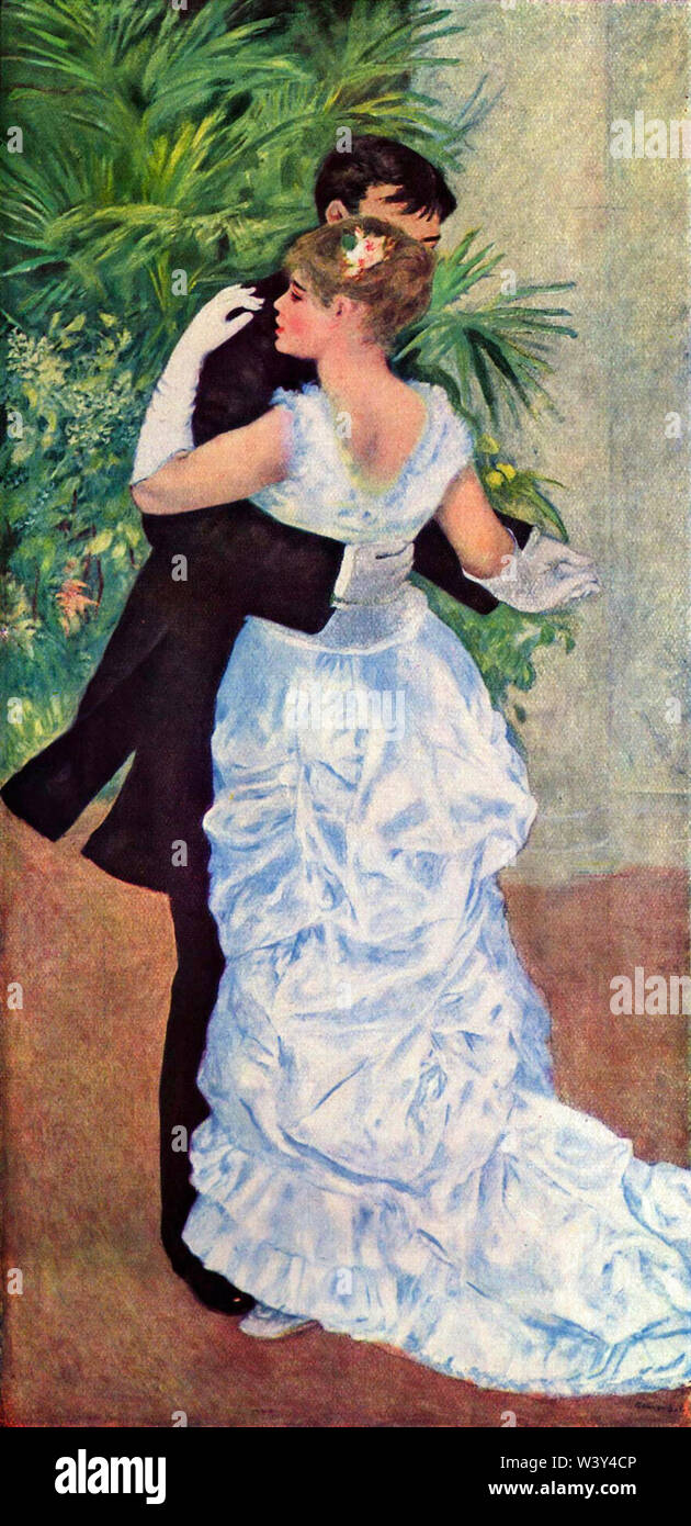 Pierre-Auguste Renoir, la danse à la ville, peinture, 1882-1883 Banque D'Images