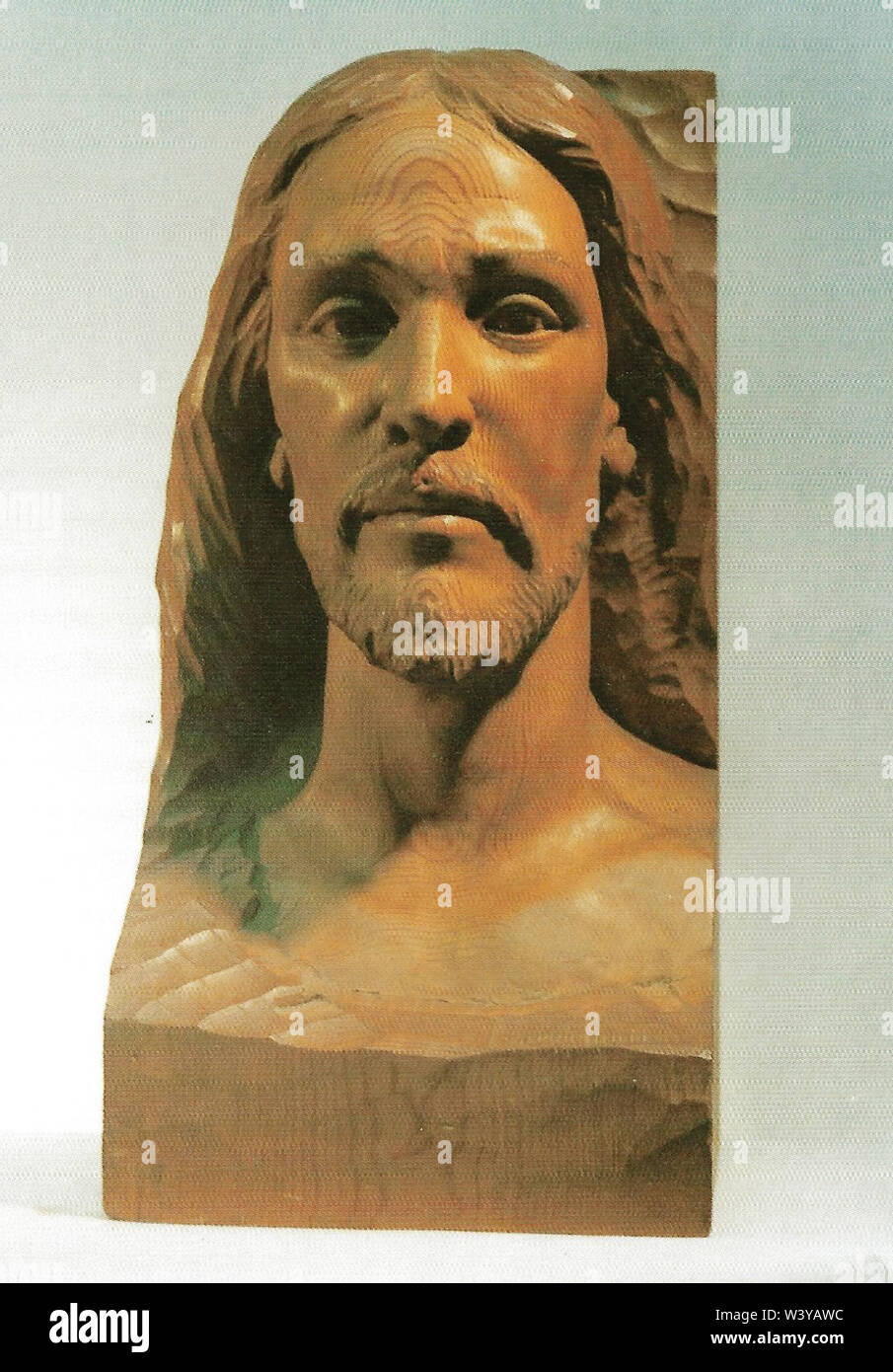 Cabeza de Jesús por Francisco Andrés Serra Banque D'Images