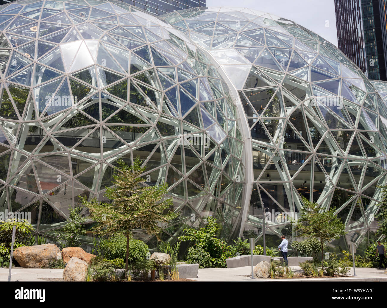 L'Amazon, Amazon du siège, Seattle, Washington, États-Unis d'Amérique Banque D'Images