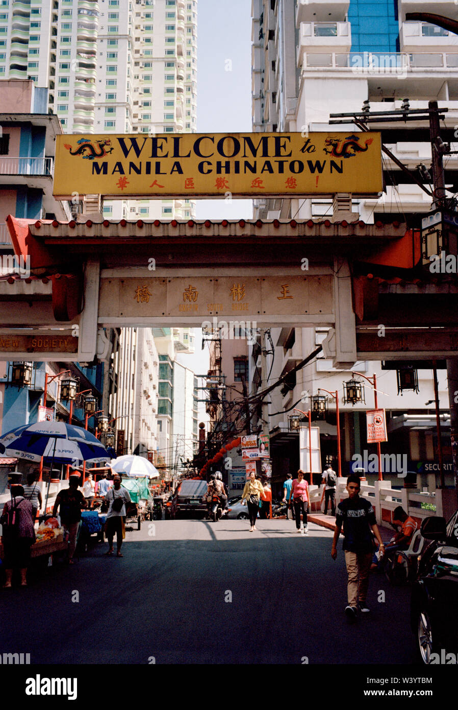 Chinatown à Manille à Luzon Manille aux Philippines en Asie du Sud-Est Extrême-Orient Banque D'Images