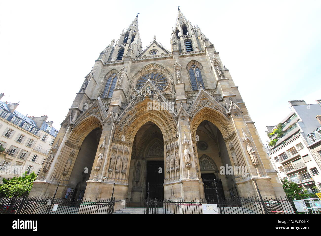 Basilique Sainte Clotilde Paris France Photo Stock Alamy