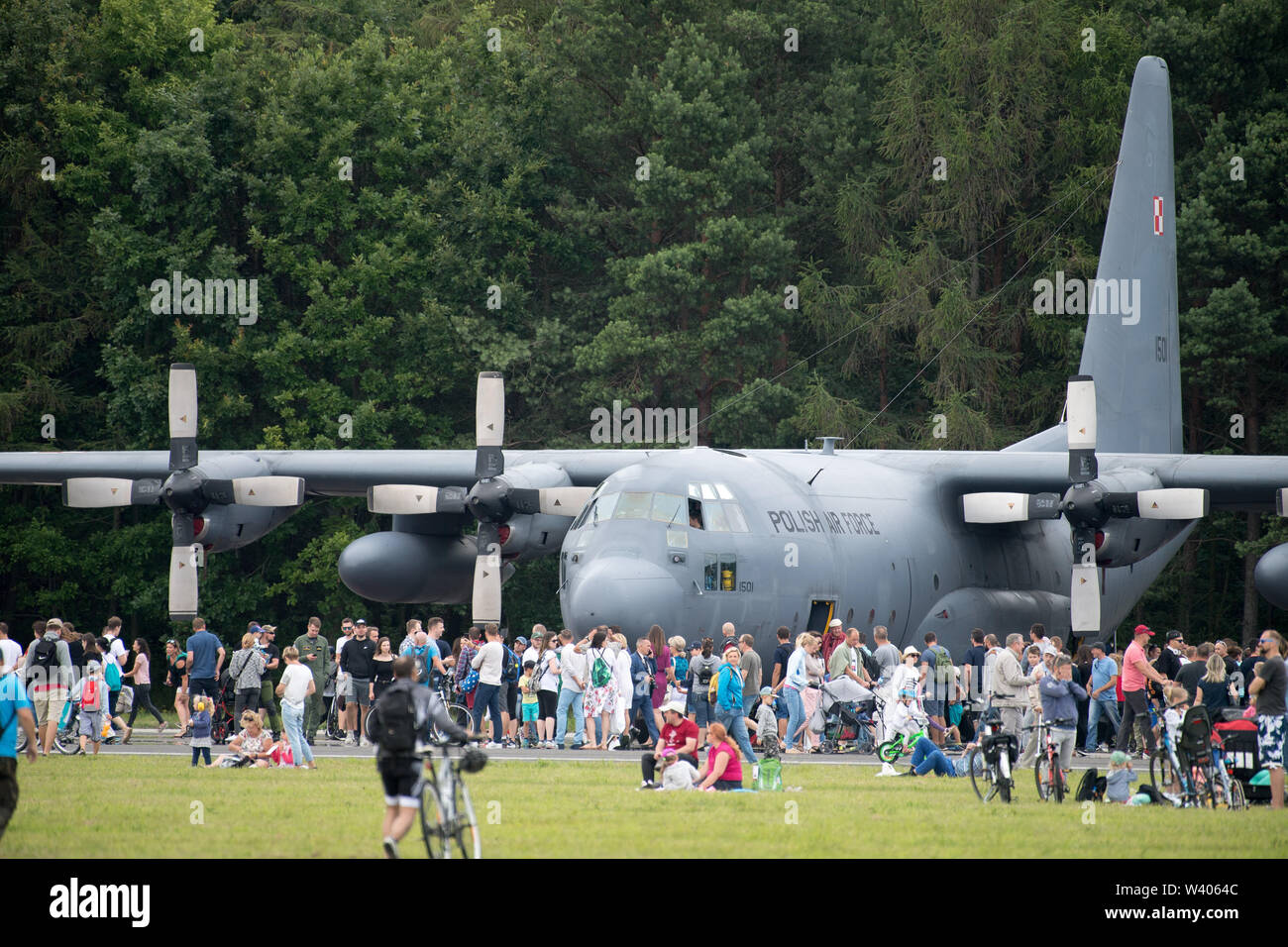 Les avions de transport militaire Lockheed C-130 Hercules à Gdynia, Pologne. 13 juillet 2019 © Wojciech Strozyk / Alamy Stock Photo Banque D'Images