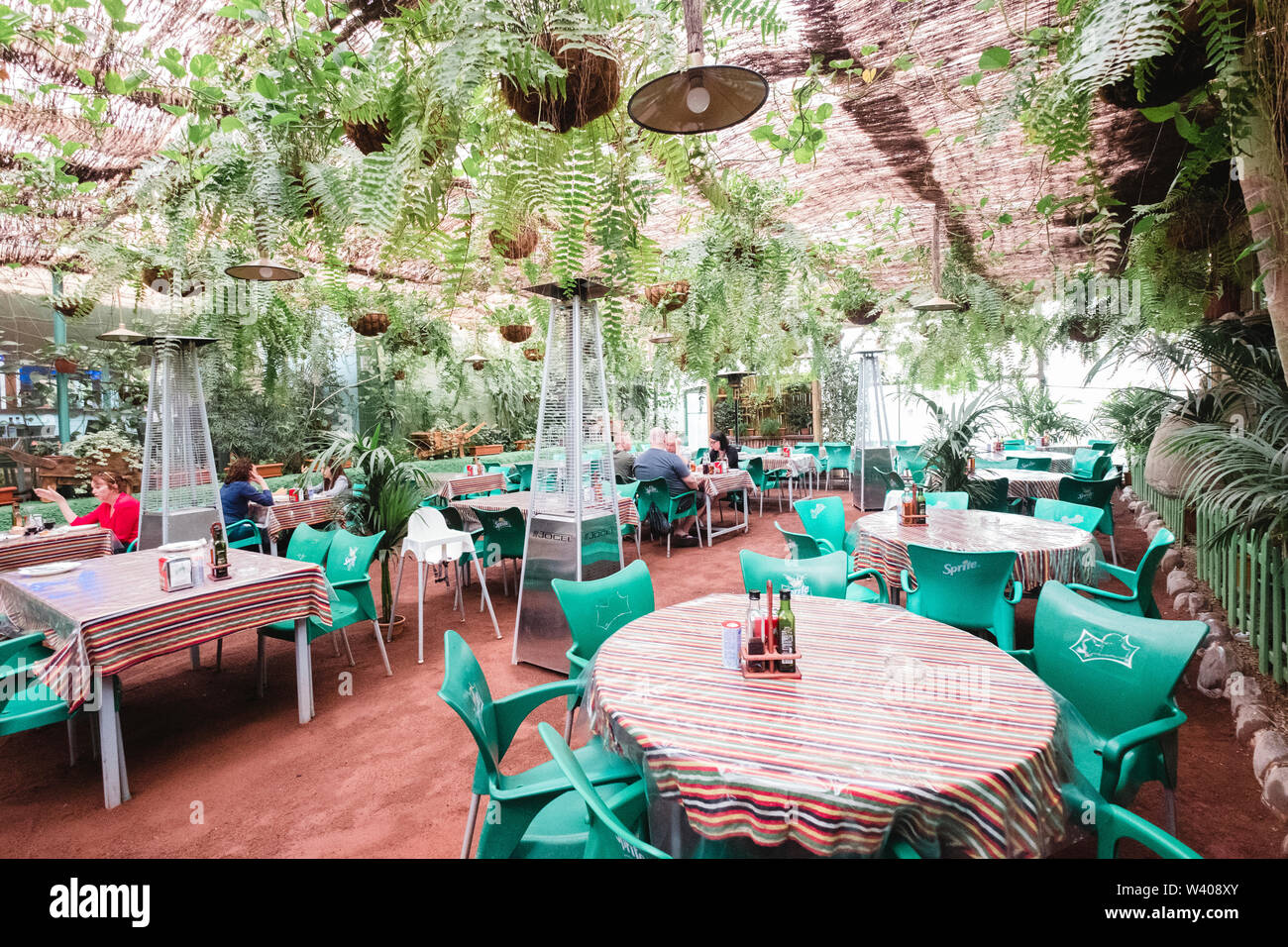 Restaurant traditionnel en Canaries Banque D'Images