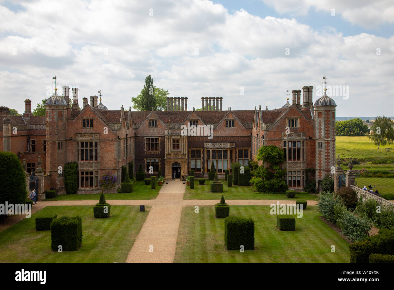 Charlecote Park House and gardens, National Trust, Warwickshire Banque D'Images