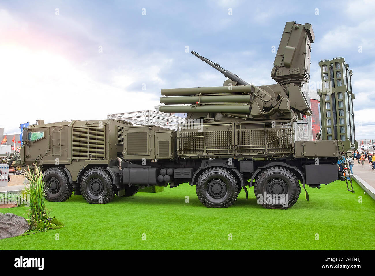 Moscou Russie 06.30.2019 pistolet anti-avion universel moderne. Banque D'Images
